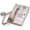 Diamond| Single-line Hospitality Phone - Ash | Teledex | DIA65309, Diamond Series, Hospitality Phone, Guest Room Phone, Lobby Phone, 00G1200