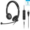 Sennheiser SC75 Duo USB & 3.5mm Headset - SFB