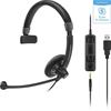 Sennheiser Culture Plus USB & 3.5mm Mono Headset, MS