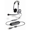 Plantronics AUDIO 400 DSP .Audio 400 DSP Foldable USB Headset W/ Audio Control Software, Digital Enhanced Sound, Two Ear Stereo Sound, And a Adjustable Mic