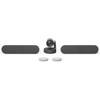 Logitech Rally Plus Conference System w/White Mic Pods, Graphite, White