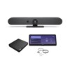 Logitech Windows Small Room - Logitech Rally Bar Huddle with Logitech Lenovo V4 MST Tap Cat5E Base, Black, Graphite