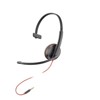 Hp Poly Blackwire 3215 Monaural USB-C Headset +3.5mm Plug +USB-C/A Adapter