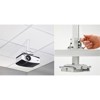 Chief Suspended Ceiling Projector System - White