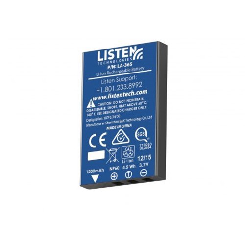 Listen Technologes Replacement Rechargeable Li-ion Battery