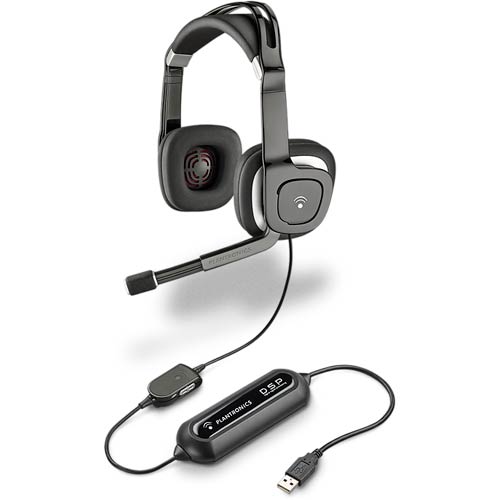 Plantronics .Audio 550DSP Stereo USB Computer Headset