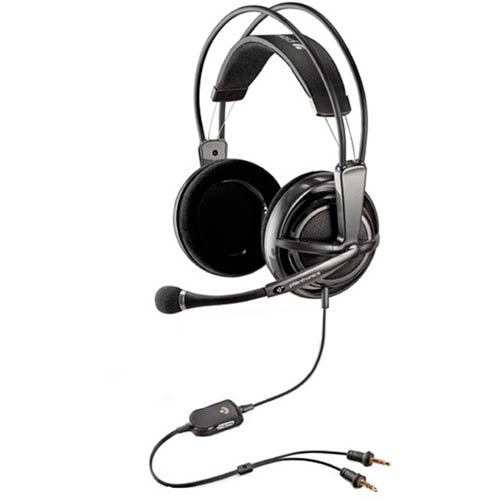 Plantronics Audio 110 Open Ear Headset W/ Full Range Stereo, VOIP Telephony, And Adjustable Headband