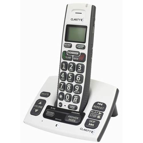 Clarity D613 DECT 6.0 Loud Cordless Phone w/ Answering Machine