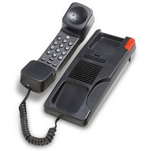 Bittel T18 1B Black Single Line Trimline Hospitality Phone