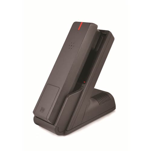 Bittel UHS2 B Black 2-Line 1.9GHz DECT Cordless Handset & Charging Dock for UNO Series Cordless Hospitality Speakerphones