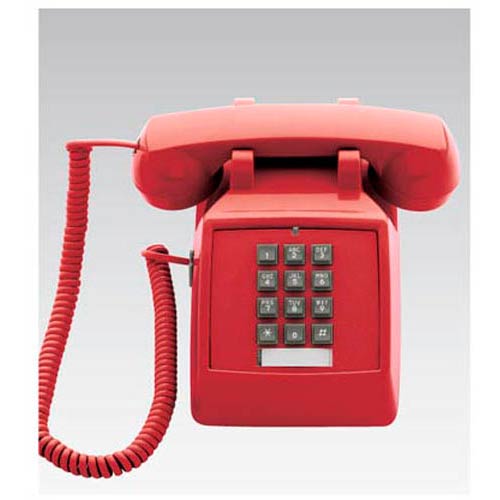 Scitec 2510E R Single-line Emergency Desk Phone - Red