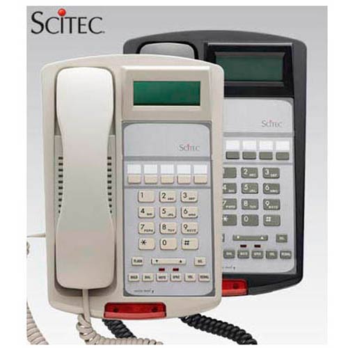 Scitec 5S-C G Single-line Caller ID Speakerphone with 5 Memory Keys - Grey