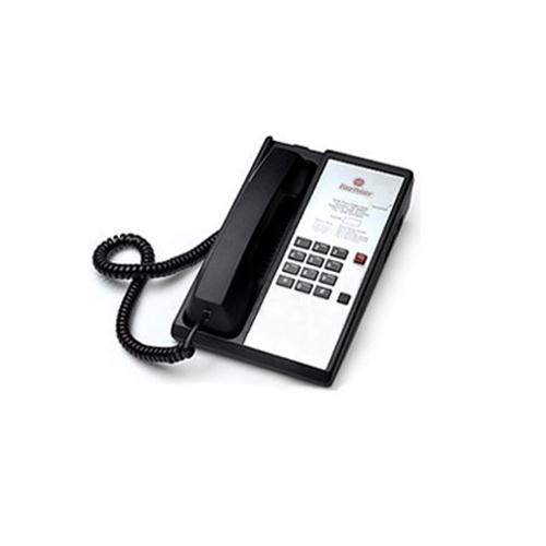 Teledex Diamond 1-Line Single-line Hospitality Phone - Black