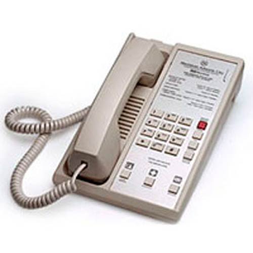 Teledex Diamond Plus 3 B Single-line Hospitality Phone with 3 Guest Service Buttons - Black