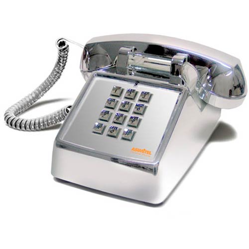 Asimitel 2500 CP All-Chrome Touch-Tone Desktop Telephone