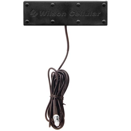 Wilson Electronics 301127 Slim Low Profile Antenna - Dual Band 800 - 1900 MHz, 10' RG 6 Coax w/FME Female Connector - Velcro Backing (Inside Antenna for use with Mobile Wireless Amplifiers)