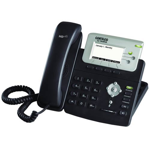 Cortelco 7122IP75610P 3-Line HD IP Telephone