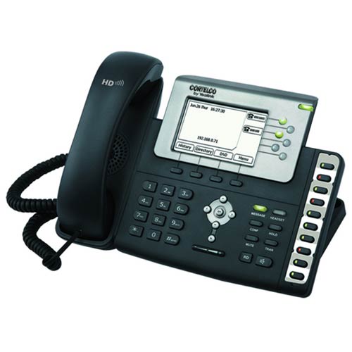 Cortelco 7128IP75610P 6-Line HD IP Telephone