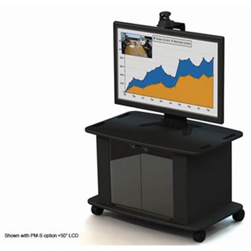 Video Furniture Int'l Package A - Single Monitor Mount and Monitor Cart for 32