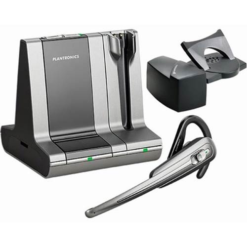 WO100 HL10 Bundle | Savi Office Convertible Wireless Headset System w/ HL10 Handset Lifter | Plantronics | 79956-01, W0100, Savvy Office, Savy Office