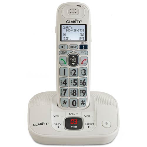 Clarity D714 Amplified/Low Vision Cordless Phone with Answering Machine