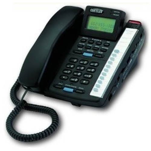 ITT-2210-00 Colleague Caller ID Cortel Phone; Colleague Corded Phone Enhanced Multi-Feature Black