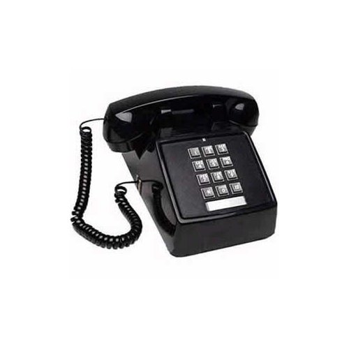 ITT-250000-VBA-20M Cortelco 2500 Desk Phone Black