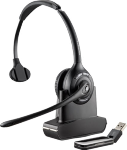 Savi W410-M | Plantronics | Lync Optimized Wireless Over-the-head Monaural UC Headset | W410M,