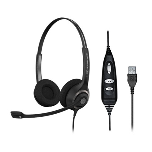 Circle SC260 USB Headset Optimized for Microsoft Skype for Business/Lync