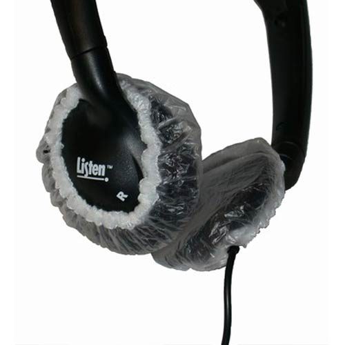 LA-168 Stereo Headphone Sanitary Covers (Pkg. of 10)