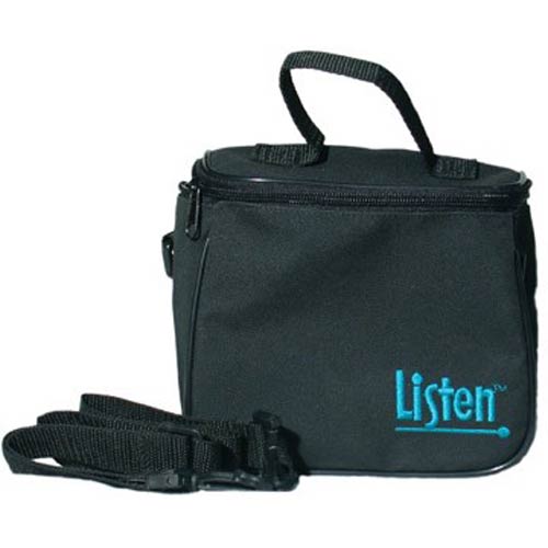 Listen Soft Case - used to transport 2-3 portbale products and accessories. Includes shoulder and belt straps
