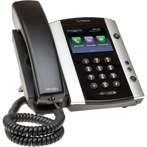 Polycom VVX 501 12-Ln Bus. Media Phone - PoE