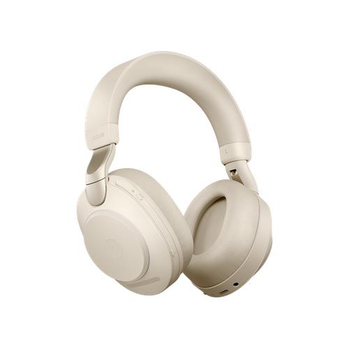 Jabra Evolve 2 85 Wireless Headset Link 380a UC Stereo - Beige