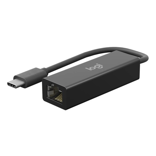 Logitech Logi Dock USB-C to Ethernet Adapter, Graphite, USB-C