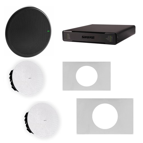 Shure MXA920B-R + P300-IMX + MXN5W-C + Tile Bridge