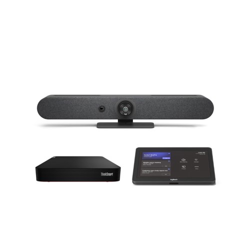 Logitech Rally Bar Mini, Teams on Windows, Lenovo ThinkSmart Core + Tap Bundle, Graphite, None