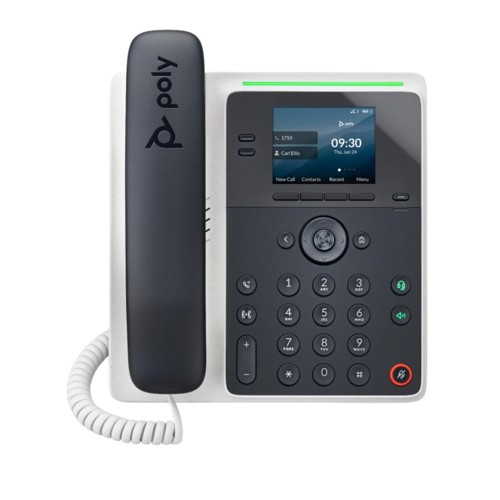 HP Poly Edge E100 IP Phone - PoE-enabled - GSA/TAA Compliant, White