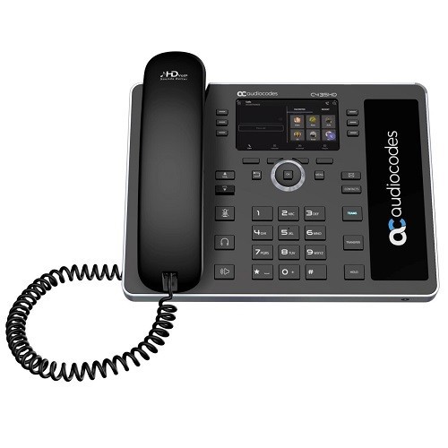 AudioCodes Teams C435HD-R IP-Phone PoE GbE black