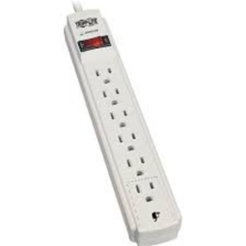 Tripp Lite Power Strip 6 Outlet 8' Cord - Right Angle Plug