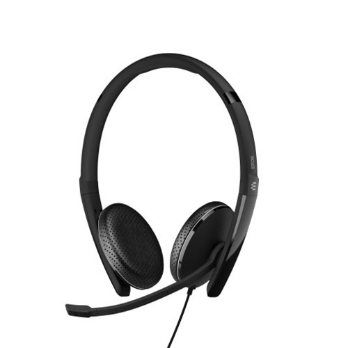 EPOS Impact 730T Single-sided headset, wired USB-C with inline controller.